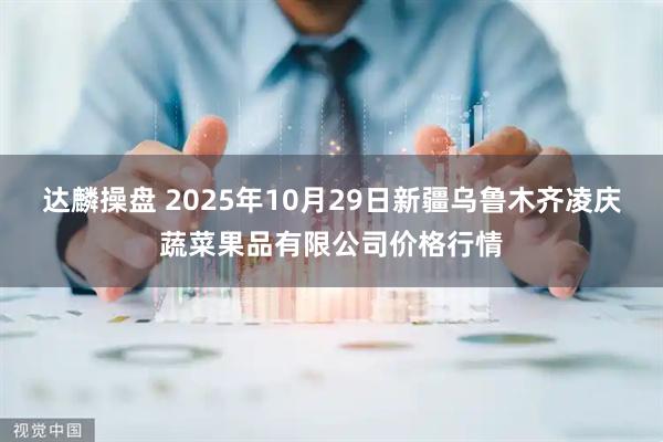 达麟操盘 2025年10月29日新疆乌鲁木齐凌庆蔬菜果品有限公司价格行情